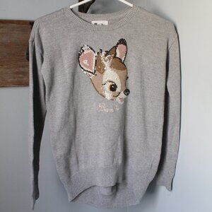 Gap Disney Bambi Size XL Sweater Girls gray